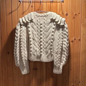 ULLA JOHNSON Pom Pom verena crewneck sweater